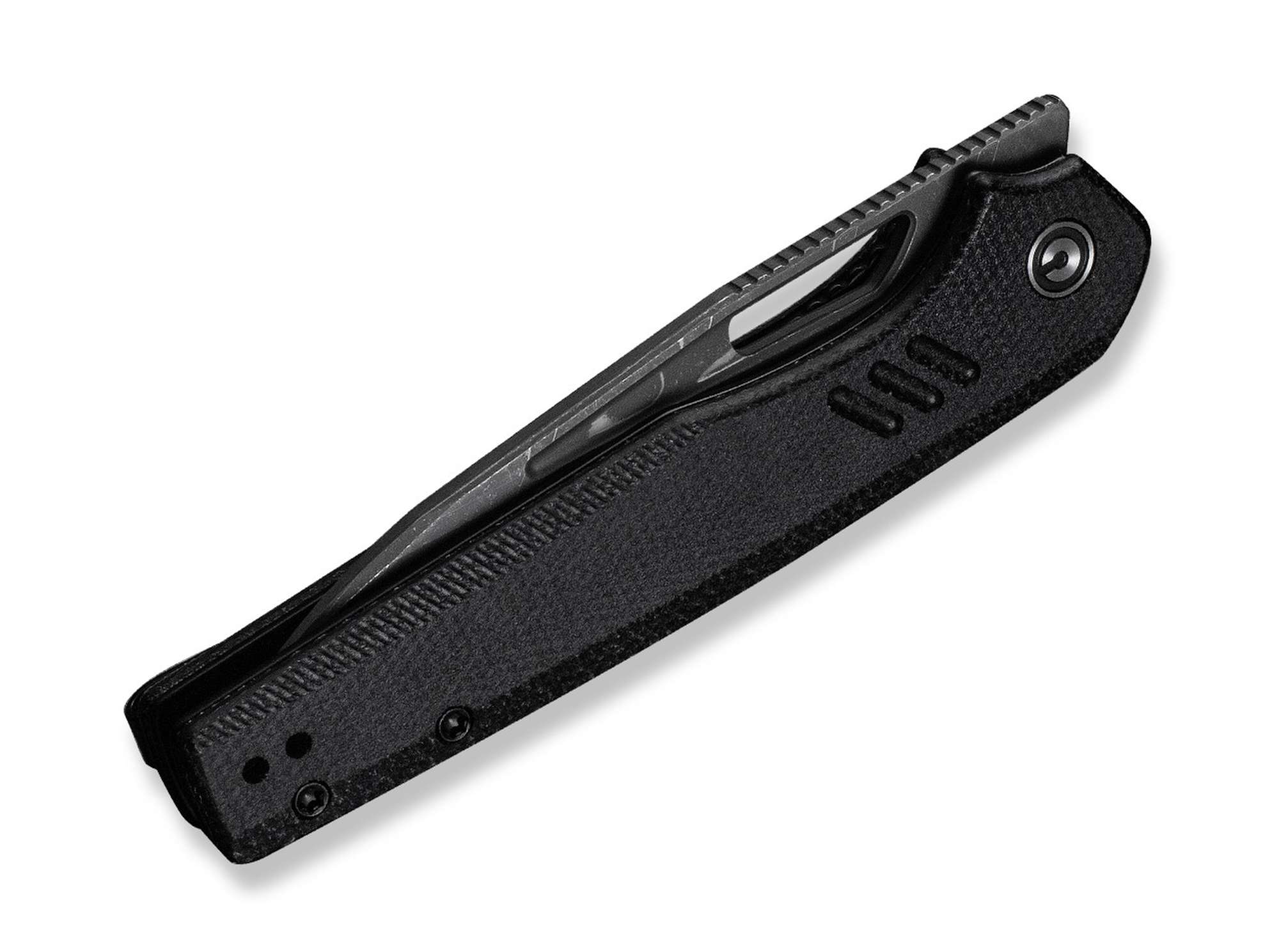 Briceag Guile Damascus Black Micarta CIVIVI- Lama Damasc, Maner Micarta