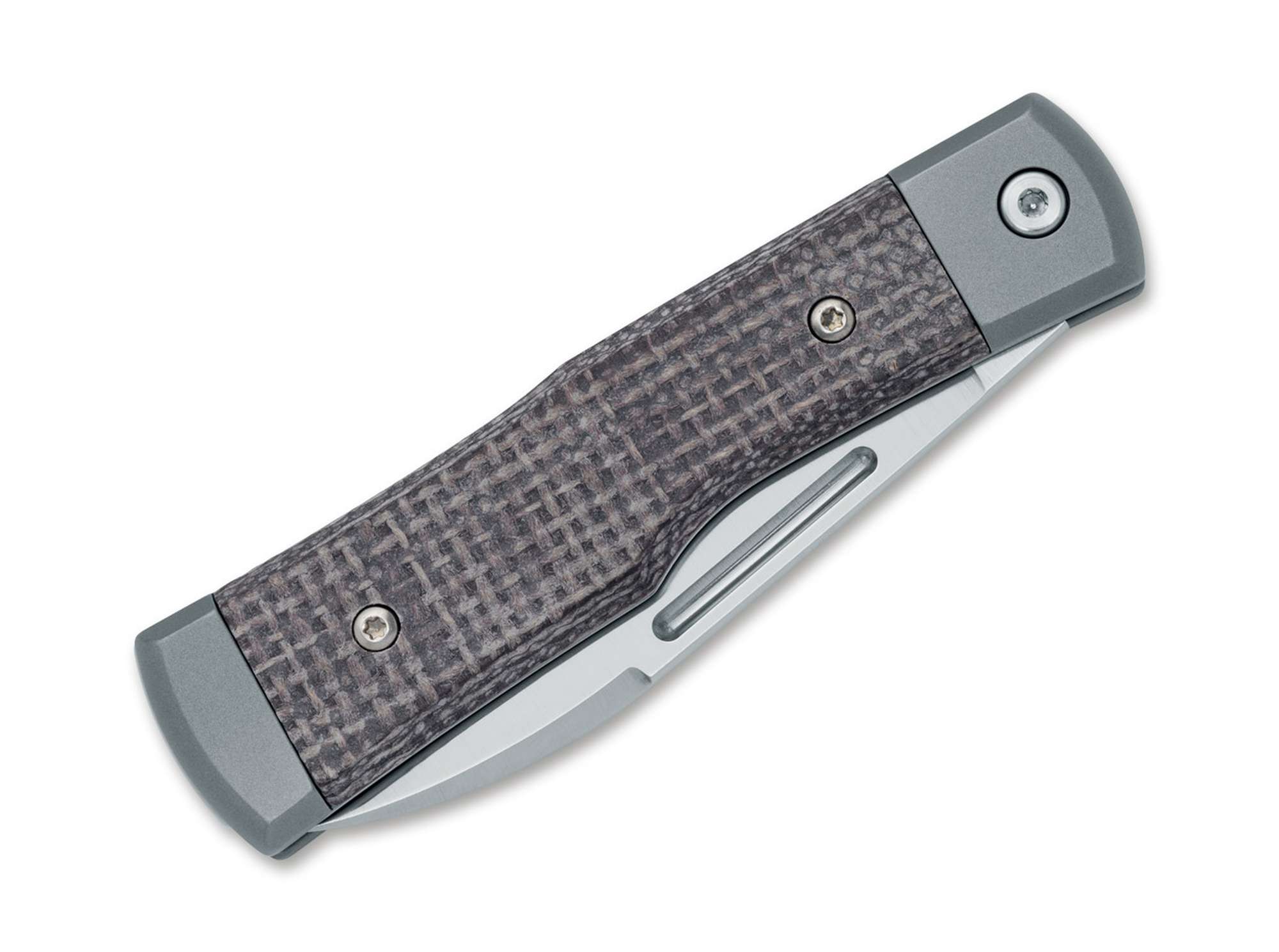 Briceag Gunstock M390 Ti Bison Micarta Fox Knives- Lama M390, Maner Micarta