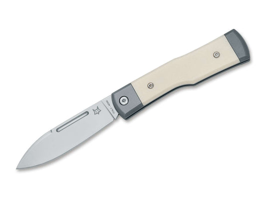 Briceag Gunstock M390 Ti Ivory G10 Fox Knives- Lama M390, Maner G10