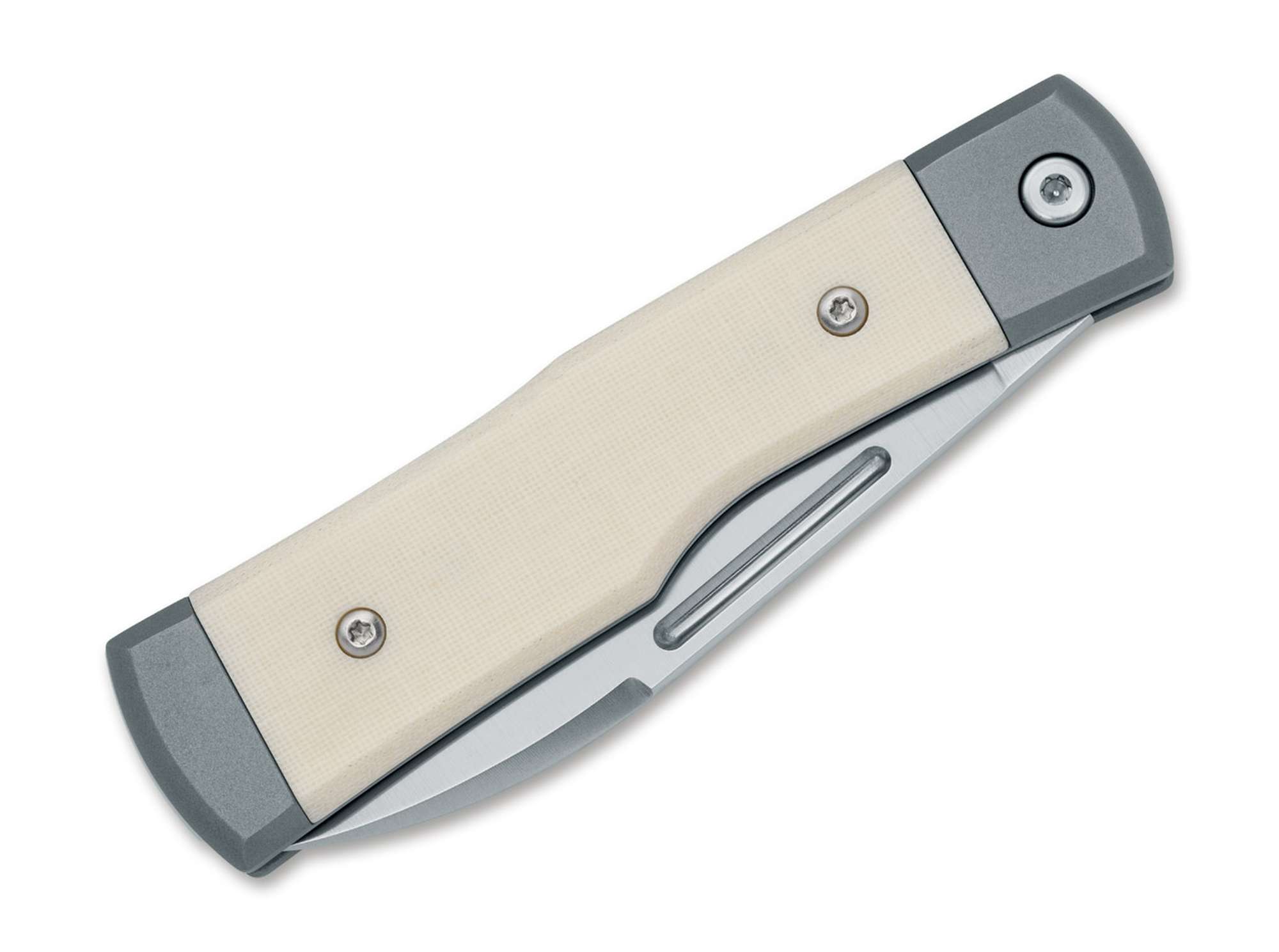 Briceag Gunstock M390 Ti Ivory G10 Fox Knives- Lama M390, Maner G10