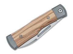 Briceag Gunstock M390 Ti Olive Wood Fox Knives- Lamă M390, Mâner Lemn Măslin