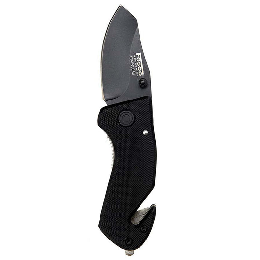 Briceag H457-35B - Gri Metalic | Tăietor Centură, Spărgător Geam