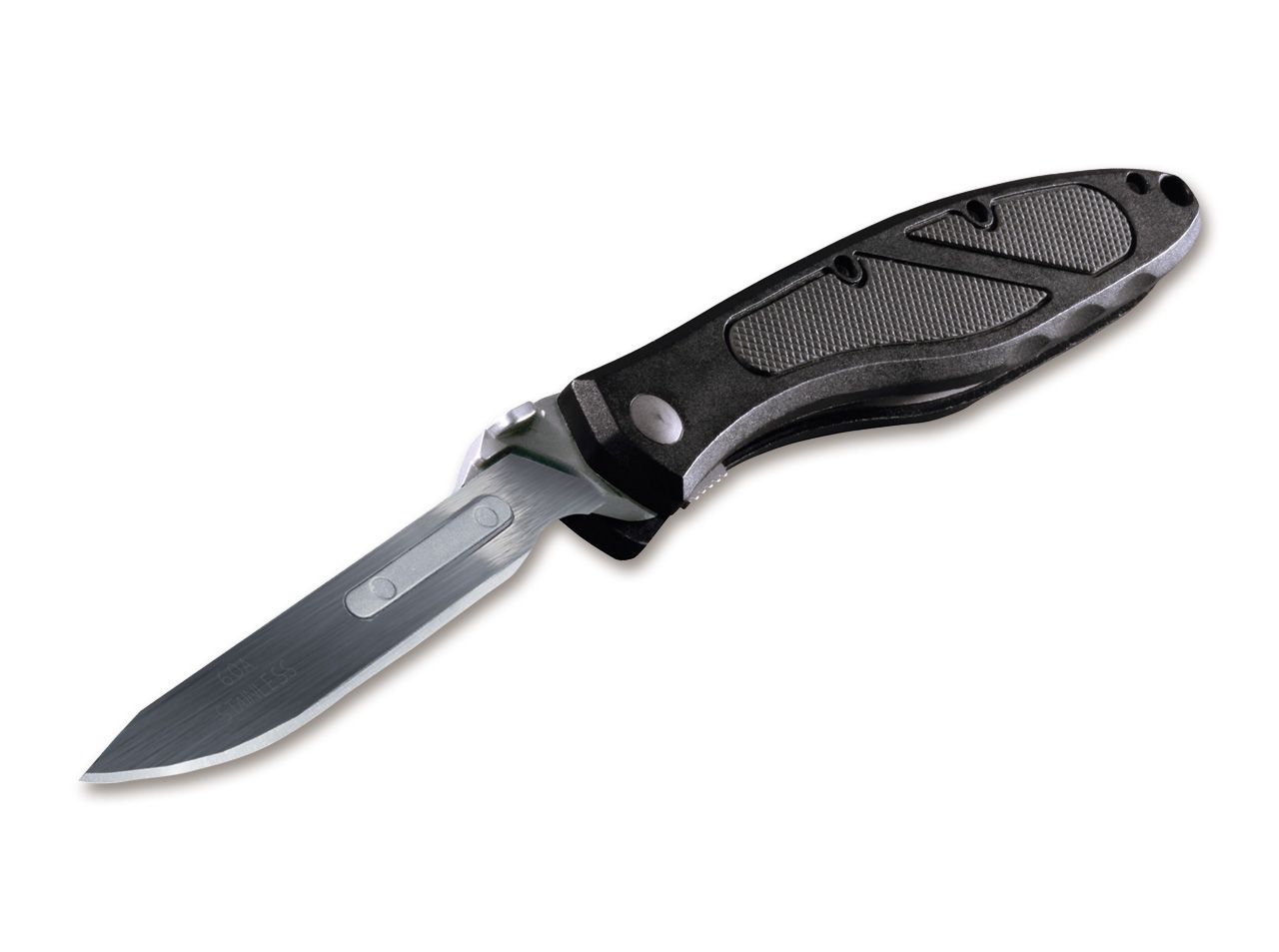 Briceag Havalon Piranta Z Havalon Knives- Maner Zytel, Include Husa + Lame Rezerva