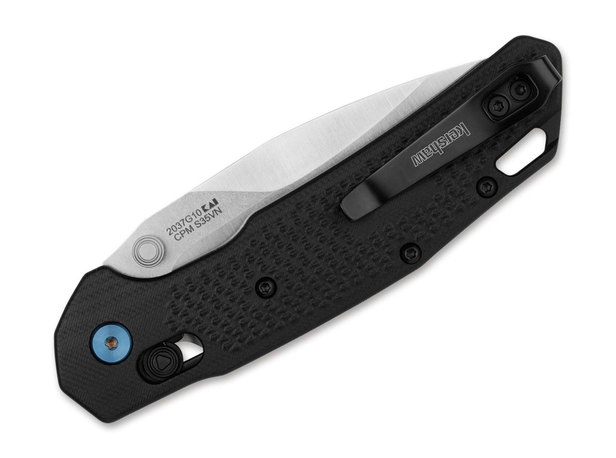 Briceag Heist G10 S-35VN Kershaw- Lama S-35VN, Sistem DuraLock