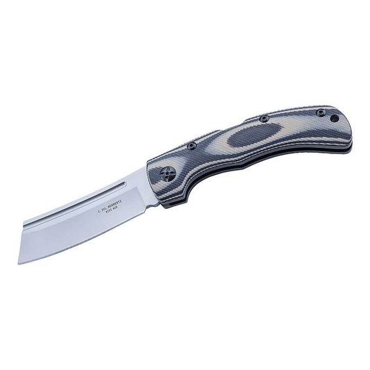 Briceag Herbertz CJH Cleaver Negru CJH - Oțel 420, Mâner G-10, Backlock