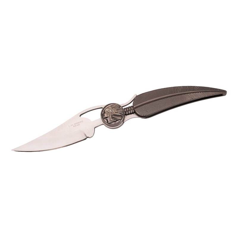 Briceag Herbertz CJH Einhandmesser CJH - Oțel 420, Linerlock, Mâner Zink