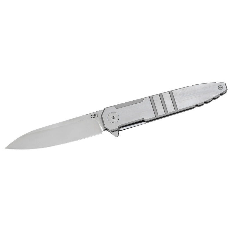 Briceag Herbertz CJH Einhandmesser CJH - Oțel D2, Linerlock, Mâner Inox