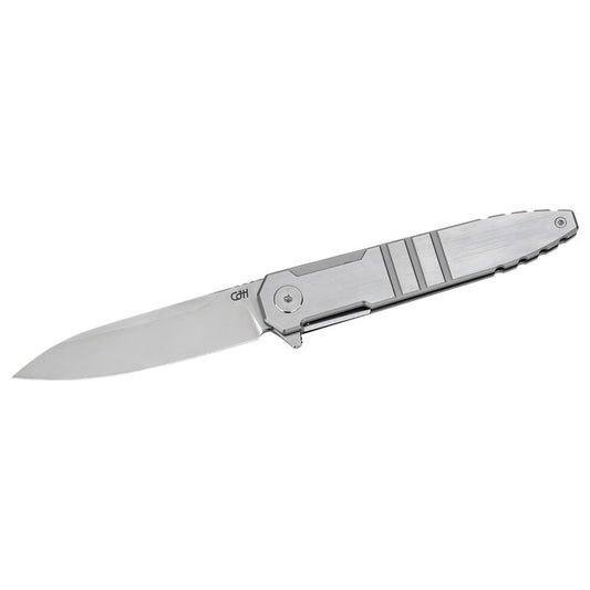 Briceag Herbertz CJH Einhandmesser CJH - Oțel D2, Linerlock, Mâner Inox