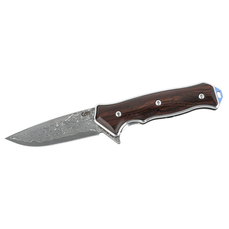 Briceag Herbertz CJH Einhandmesser Damast CJH - Oțel Damasc, Linerlock
