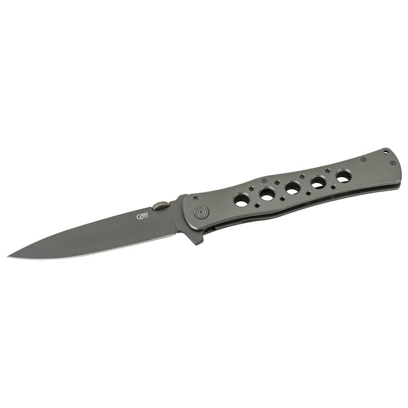 Briceag Herbertz CJH Einhandmesser Gri CJH - Oțel 420, Linerlock, Mâner Titan