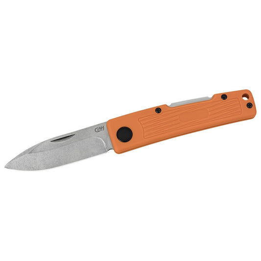 Briceag Herbertz CJH Father Portocaliu CJH - Oțel 8Cr13MoV, Mâner GFN
