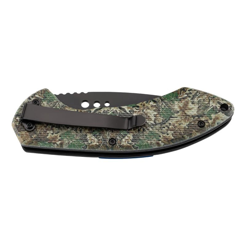 Briceag Herbertz CJH Taschenmesser Camo/Albastru CJH - Oțel 420, Linerlock