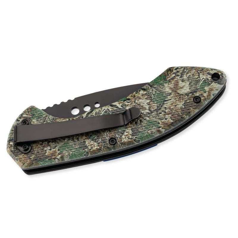 Briceag Herbertz CJH Taschenmesser Camo/Albastru CJH - Oțel 420, Linerlock
