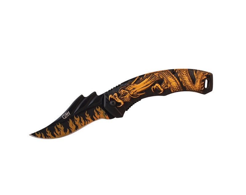 Briceag Herbertz CJH Taschenmesser Dragon CJH - Oțel 420, Linerlock, Mâner Aluminiu