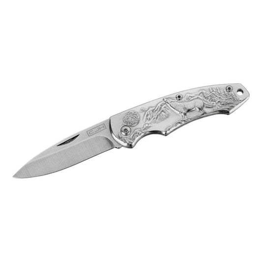 Briceag Herbertz CJH Taschenmesser Lup Argintiu CJH - Oțel 420, Slipjoint