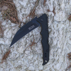 Briceag Herbertz CJH Taschenmesser Negru CJH - Oțel 420, Mâner Aluminiu, Backlock