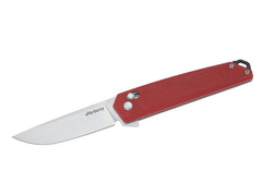 Briceag Herbertz Einhandmesser Roșu - Oțel D2, Axis Lock, Micarta