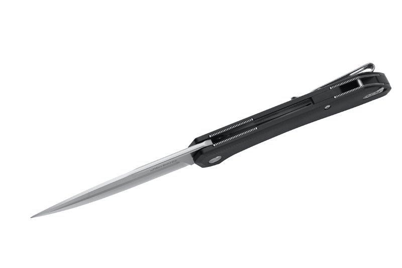 Briceag Herbertz Outdoor Liner Lock Negru G10 - Oțel D2, Mâner Ergonomic