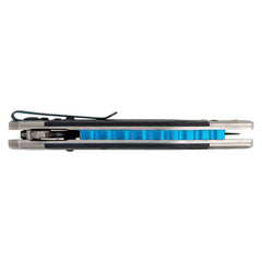 Briceag Herbertz Selektion Einhandmesser Negru/Albastru - D2, Linerlock G-10