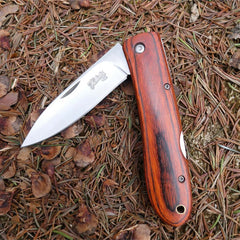 Briceag Herbertz Selektion Taschenmesser - Oțel 440A, Mâner Pakkaholz, Backlock