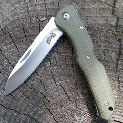 Briceag Herbertz Selektion Taschenmesser Verde - Oțel 440 A, Backlock