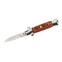 Briceag Herbertz Springmesser - Oțel 420, Mâner Pakkaholz, Button Lock