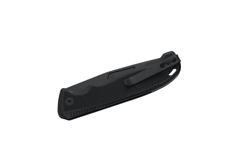Briceag Herbertz Taschenmesser Performance Liner Lock D2, Lamă Neagră, G10 - Oțel D2, Liner Lock