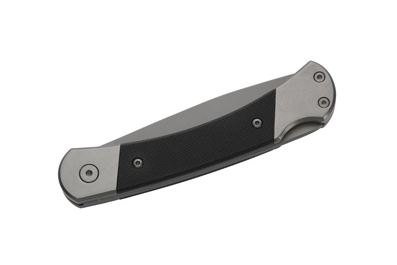 Briceag Herbertz Taschenmesser Titanbeschichtung Grey - D2, Blocare Liner-Lock