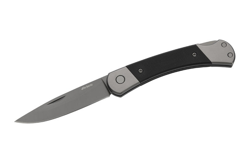 Briceag Herbertz Taschenmesser Titanbeschichtung Grey - D2, Blocare Liner-Lock