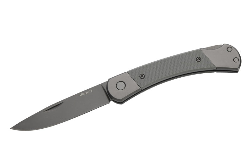 Briceag Herbertz Taschenmesser Titanbeschichtung Grey - Oțel D2, Mâner Ergonomic