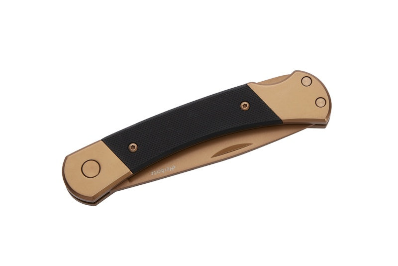 Briceag Herbertz Taschenmesser Titanbeschichtung - Oțel D2, Mâner Plastic, Roségold
