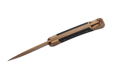 Briceag Herbertz Taschenmesser Titanbeschichtung Rosengold D2, Small - D2, Închidere Pliabilă