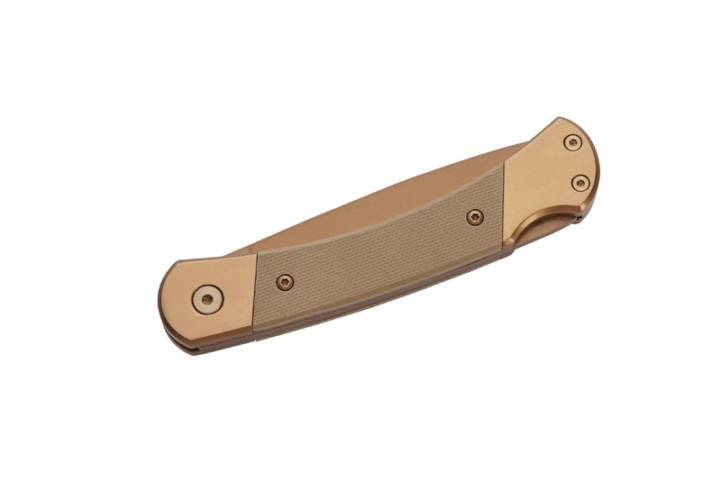 Briceag Herbertz Taschenmesser Titanbeschichtung Rosengold Sand - Oțel D2, Mâner Ergonomic