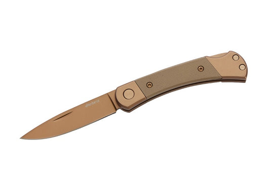 Briceag Herbertz Titanbeschichtung Rosengold D2 Sand - Oțel D2, Mâner Plastic