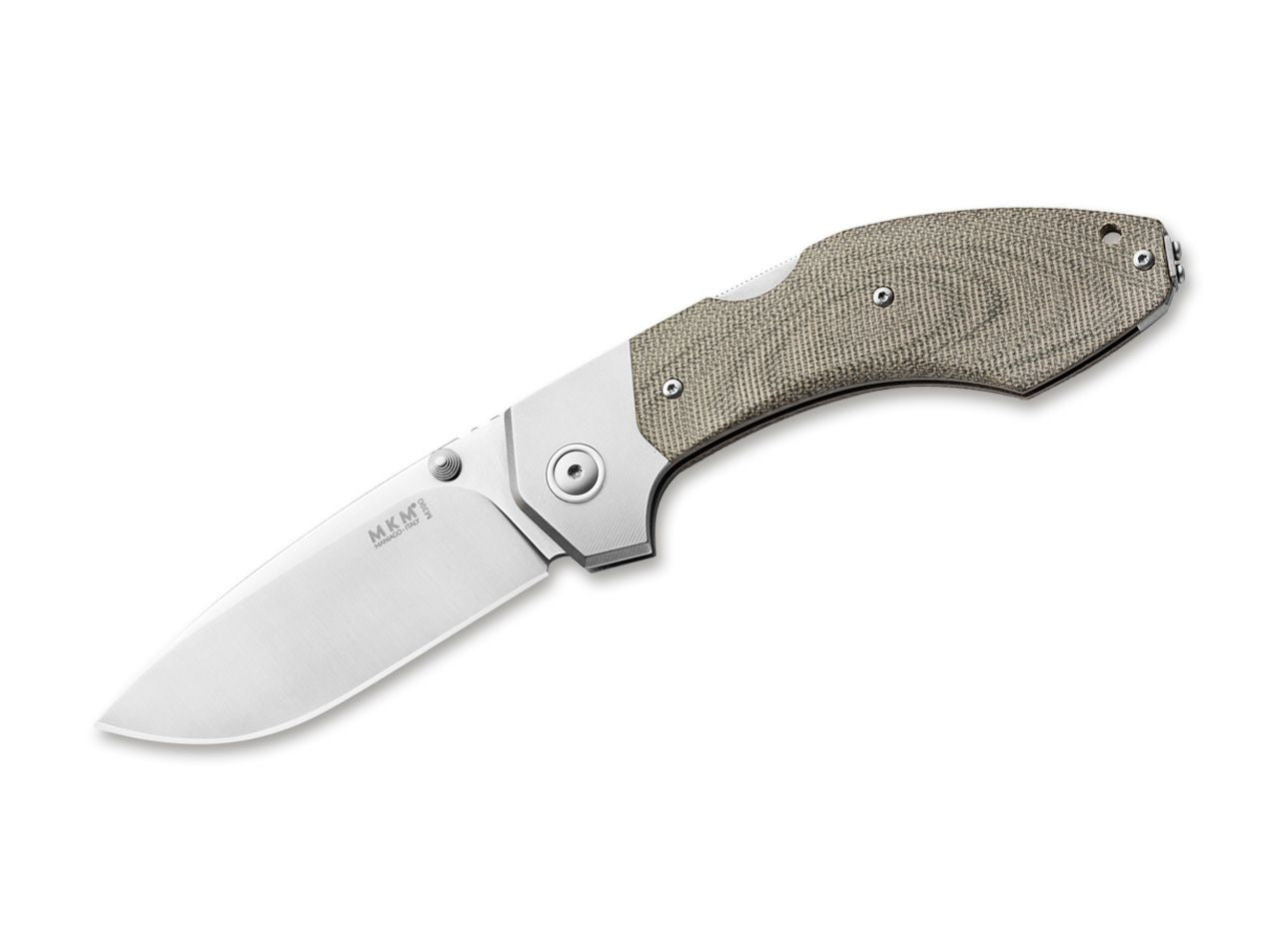 Briceag Hero Micarta Green MKM- Backlock, Constructie Fiabila