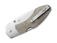 Briceag Hero Micarta Green MKM- Backlock, Constructie Fiabila