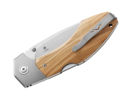 Briceag Hero Olive Wood MKM- Lama Böhler M390, Maner Lemn de Maslin