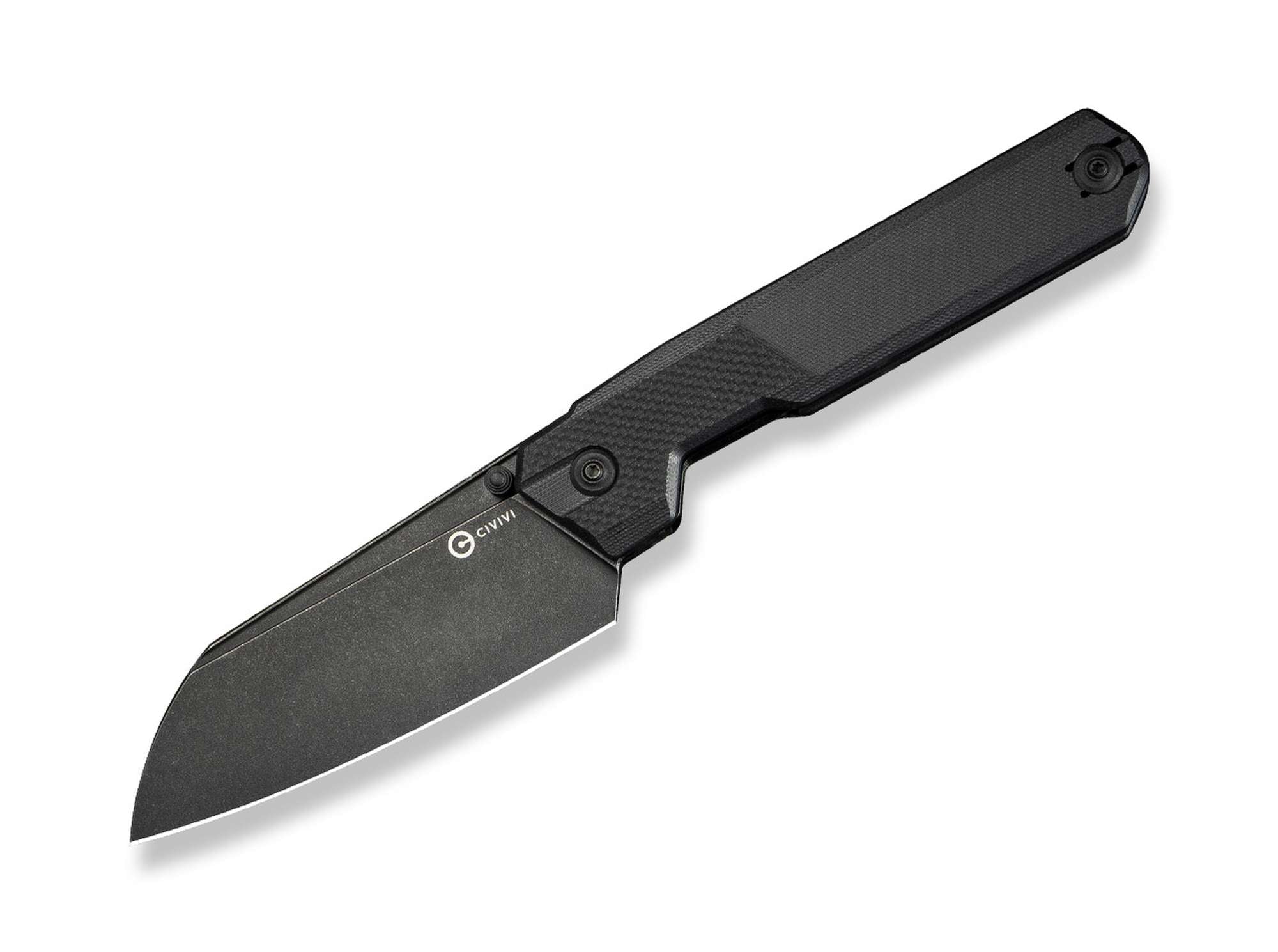 Briceag Hid G10 All Black CIVIVI- Lama Reverse Tanto, Maner G10 Negru