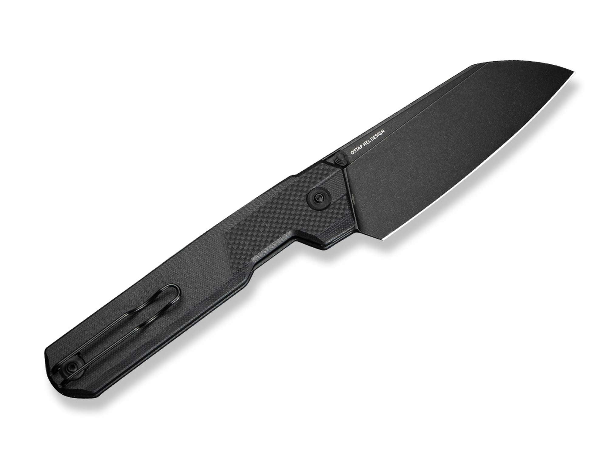 Briceag Hid G10 All Black CIVIVI- Lama Reverse Tanto, Maner G10 Negru