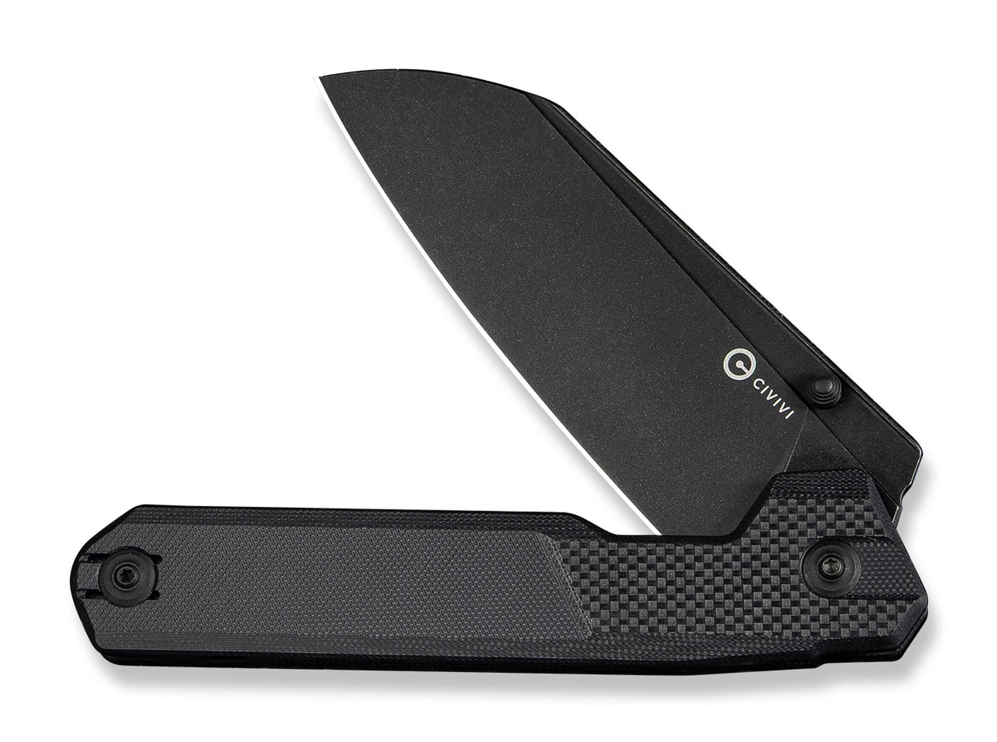 Briceag Hid G10 All Black CIVIVI- Lama Reverse Tanto, Maner G10 Negru