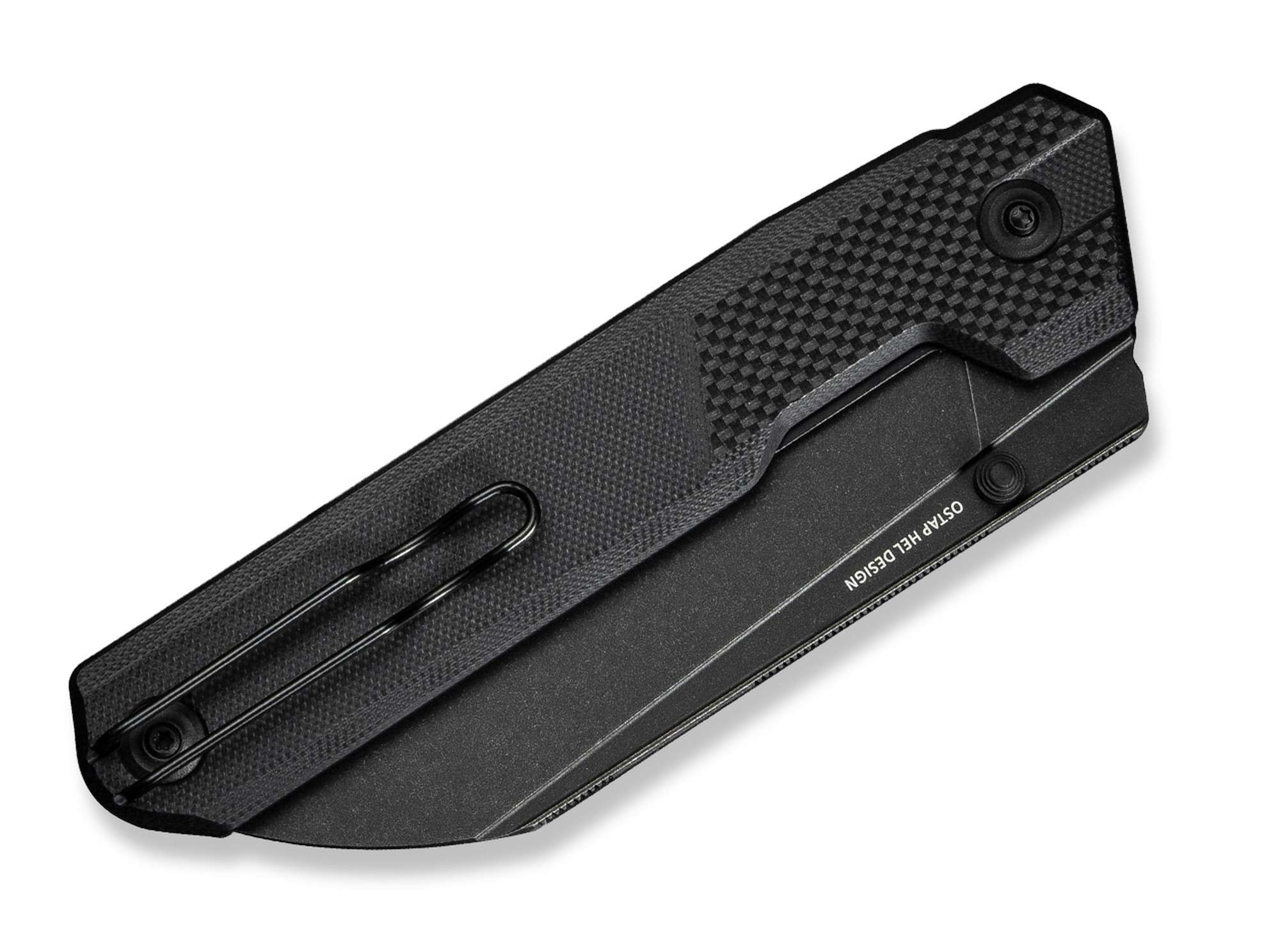 Briceag Hid G10 All Black CIVIVI- Lama Reverse Tanto, Maner G10 Negru
