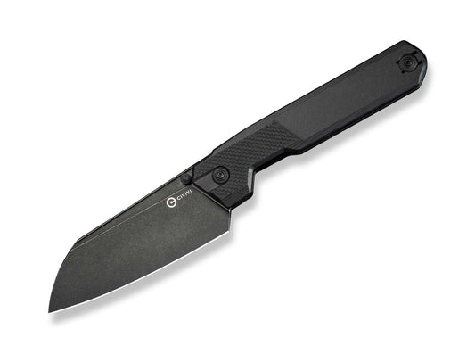 Briceag Hid G10 All Black CIVIVI- Lama Reverse Tanto, Maner G10 Negru