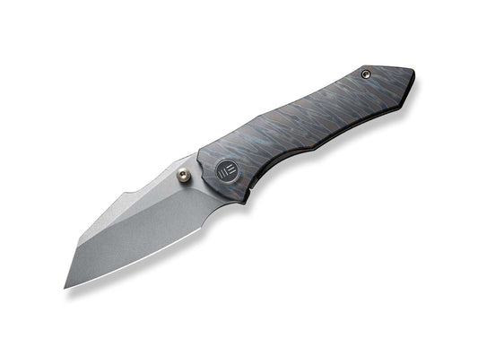 Briceag High-Fin Titanium Grey Tiger Stripe WE Knife- Robust, EDC