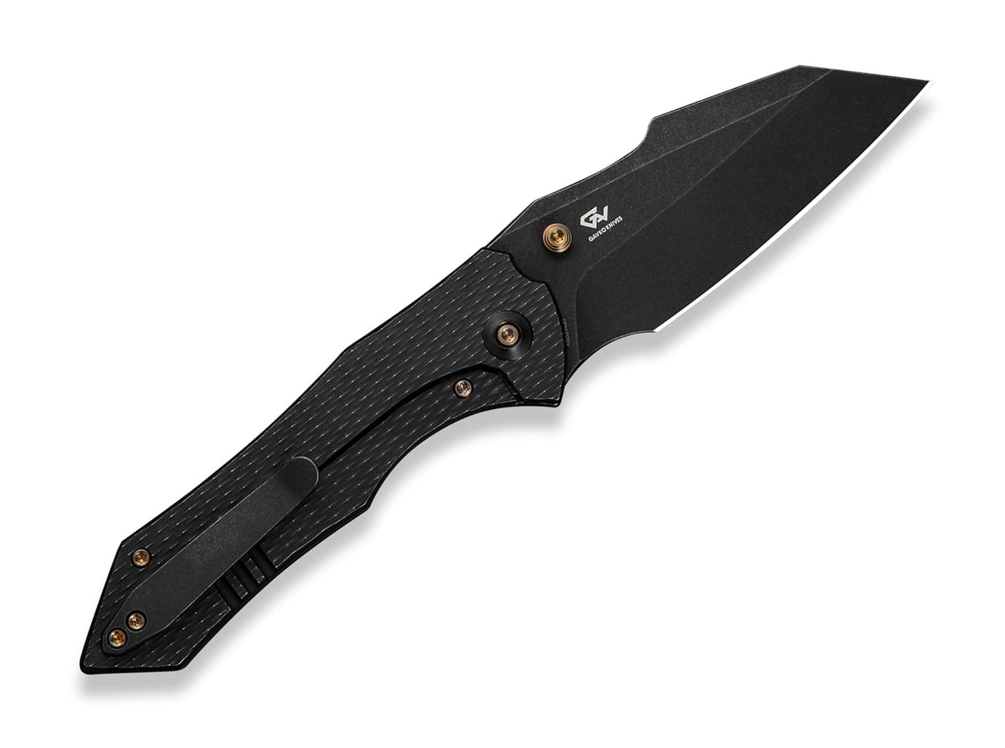 Briceag High-Fin XL 20CV Titanium All Black WE Knife- Maner Titaniu, Lama 20CV