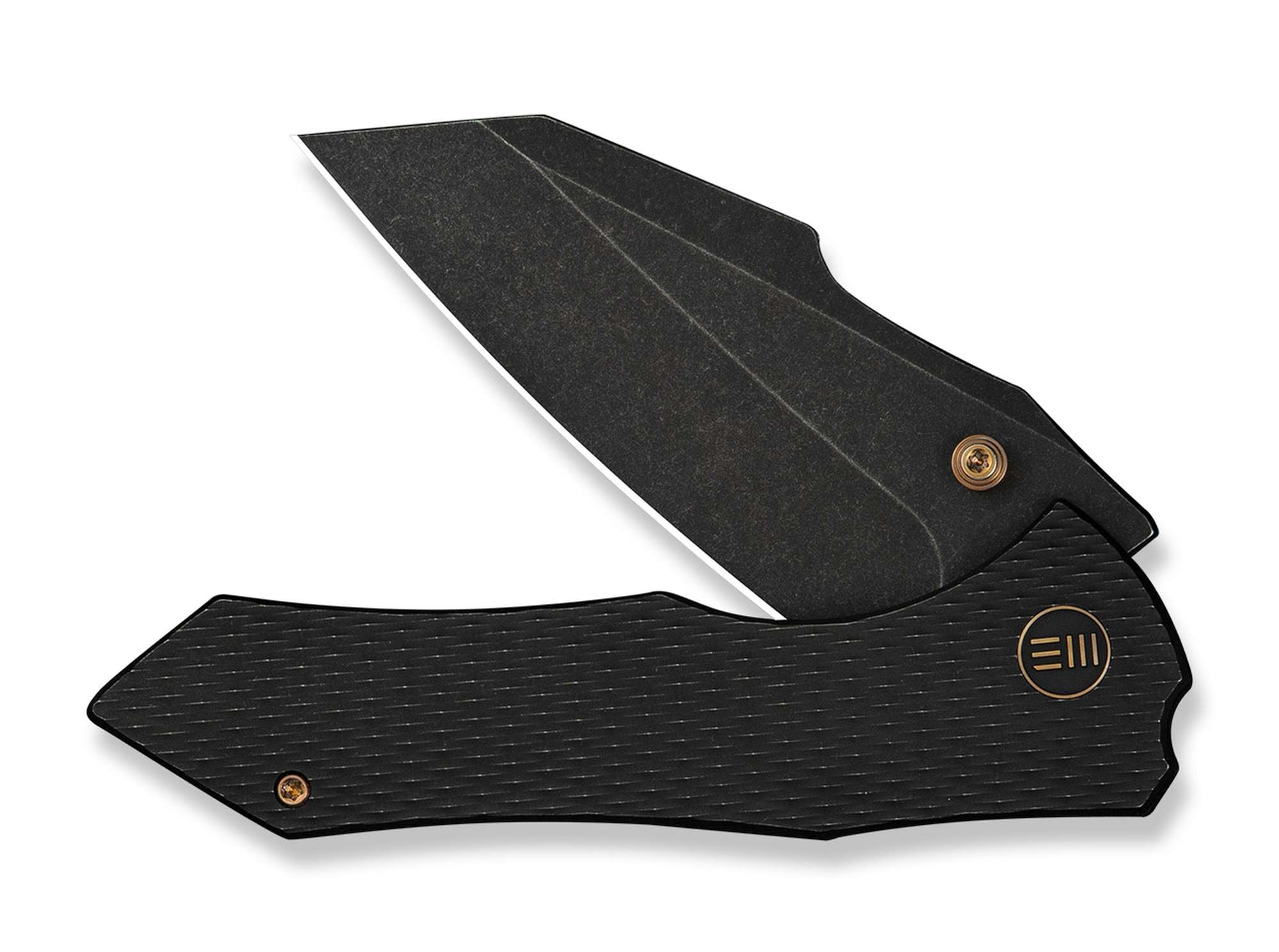 Briceag High-Fin XL 20CV Titanium All Black WE Knife- Maner Titaniu, Lama 20CV