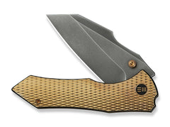 Briceag High-Fin XL 20CV Titanium Gold WE Knife- Robust, Utilizare EDC