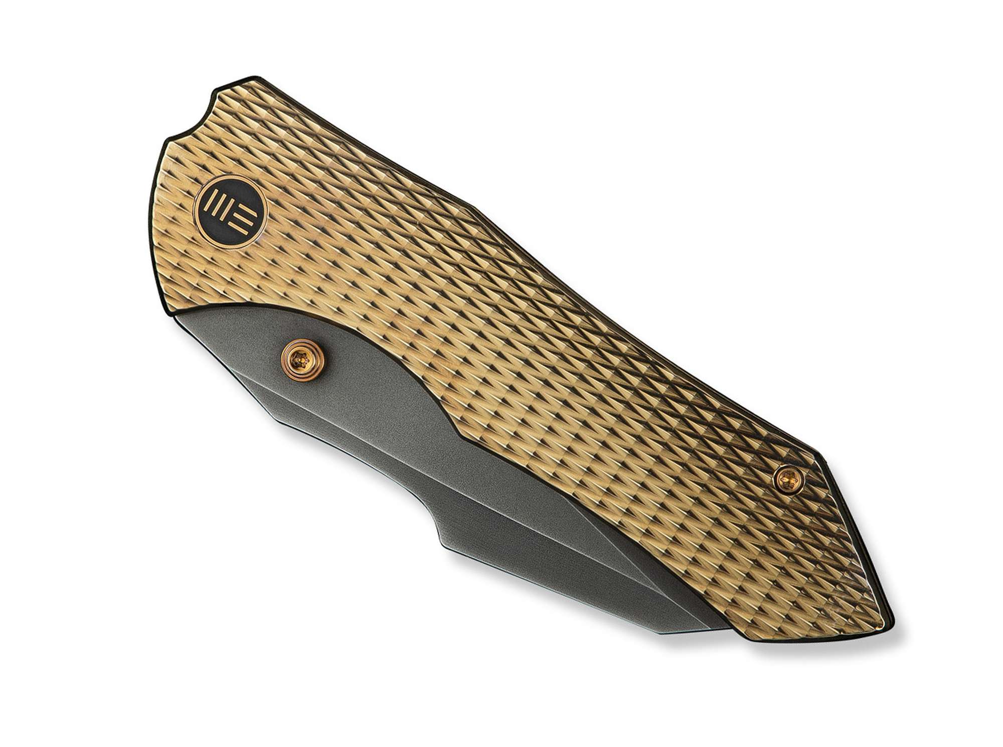 Briceag High-Fin XL 20CV Titanium Gold WE Knife- Robust, Utilizare EDC