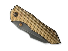 Briceag High-Fin XL 20CV Titanium Gold WE Knife- Robust, Utilizare EDC