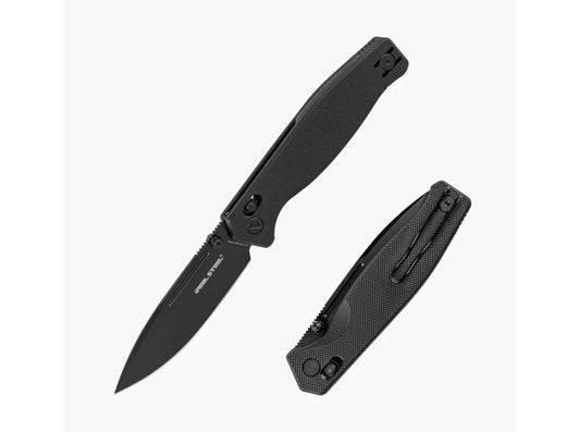 Briceag Huginn Compact G10 Black PVD Real Steel- Utilizare EDC, Lama VG-10