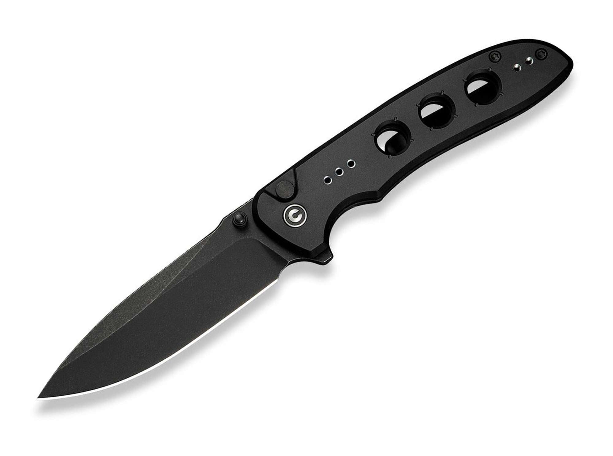 Briceag Hyperpulse Aluminum All Black CIVIVI- EDC, Button Lock